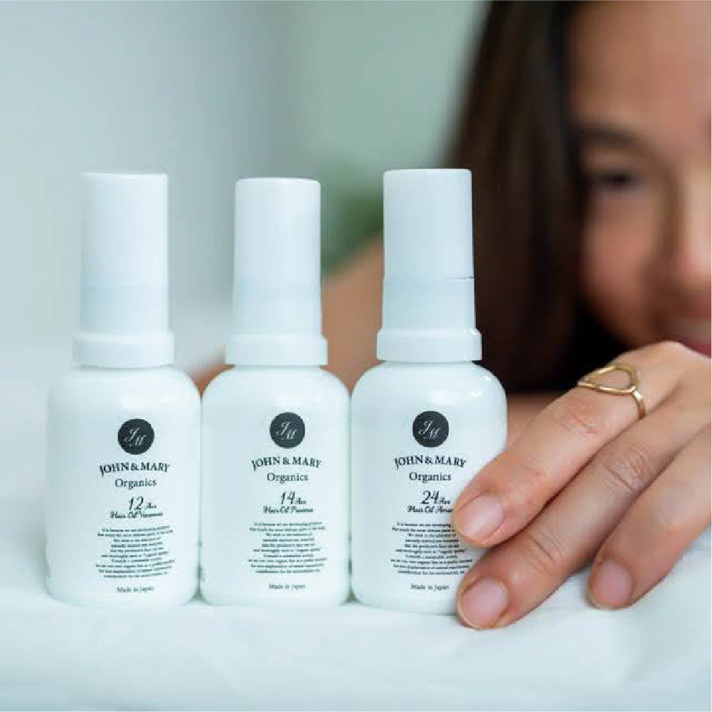 ヘアオイル美容液 アマン – ジョンアンドマリーオーガニック